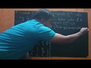 Simpsons (1/3)rd rule (Numerical Integration)