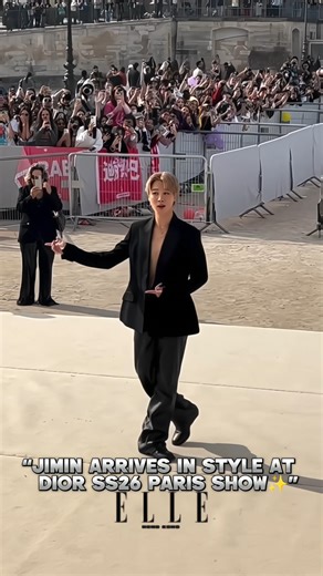 “Jimin Makes a Grand Entrance at Dior SS26 in Paris 😍🔥💥” #jimin #bts #dior #fashionshow #shorts