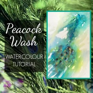 **Paint a Peacock** In my latest online tutorial I demonstrate how to paint a peacock working from a small head study first then leading you to more complex composition. I share all my techniques working from a creative wash to building up a beautiful painting with stunning results. Join me in my online art school by copy and pasting this website www.watercolourinspiration.com #jeanhainesonlineartschool #jeanhaineswatercolours #watercolour #watercolor #peacock | Jean Haines Watercolours