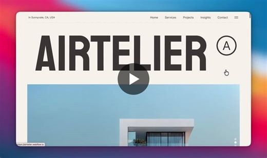 Is the design for an architecture firm s website clean and professional enough? | K.M. Bashar