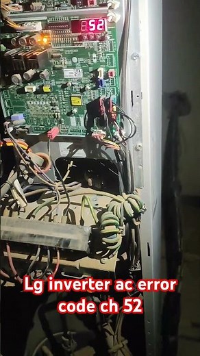 lg smart inverter AC error code CH 52, ch05