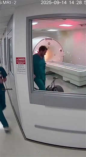 MRI Magnet Accident Sends Machine Flying Through Hospital Room ⚕️😱