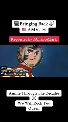 Bringing Back AMVs with #wewillrockyou by @Queen to #Anime through the past 48 years Enjoy the show! #animehistory #animeandmanga #classicanime