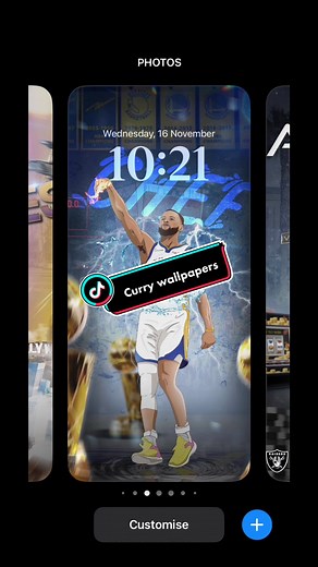 Steph Curry NBA Cartoon Wallpaper Collection