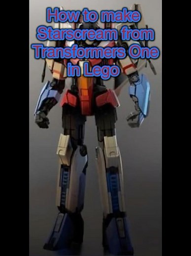 How to make Starscream from Transformers One in Lego