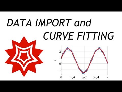 DATA IMPORT and CURVE FITTING in Wolfram Language (Mathematica)