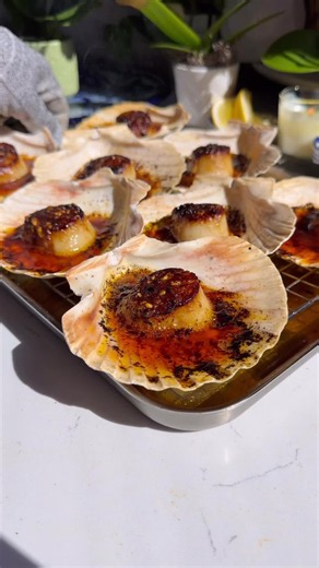 Salsa Macha Butter Scallops — Perfect Spicy-Smoky Bite