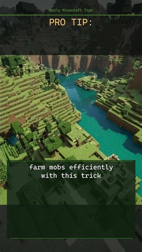 Minecraft tip: farm mobs efficiently with this trick ⚔️