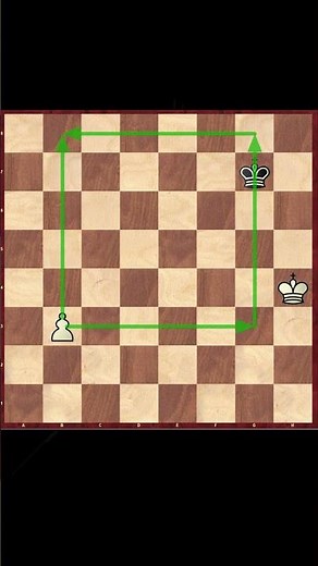 Pawn endgame for future chess master - part 4 - one minute chess lesson #chess #chessgame