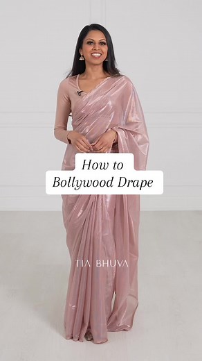 Bollywood Drape Tutorial with Lightweight Saree Tips