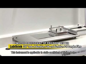 Coefficient of Friction Test Equipment - Labthink