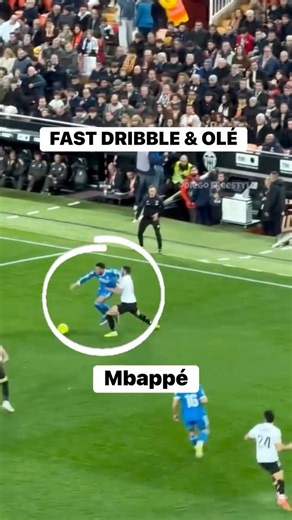 Mbappé Fast Dribble, Olé! #futbol #football #mbappe | Diego Freestyle
