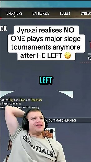Jynxzi literally runs R6 😭✌️
