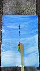 26K views · 203 reactions | #painting #watercolor #christmastree #ideas #santa | Paintify | Facebook