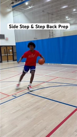 Side Step & Step Back Prep #shooting #elite #hoops