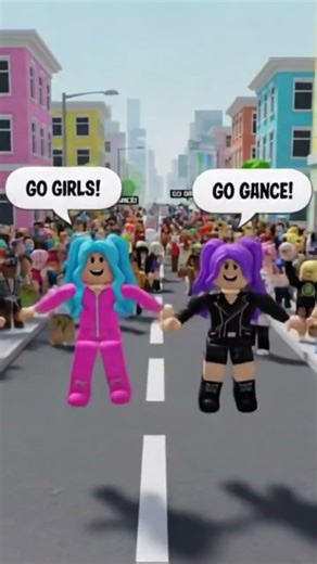 go girls Roblox #dj #music #remix #animation #roblox #shorts #shortvideo