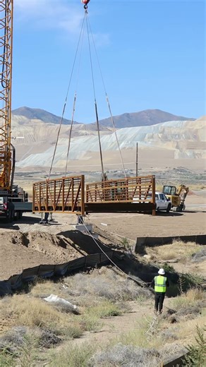 Midas Creek Bridge Installation #herriman #localgov