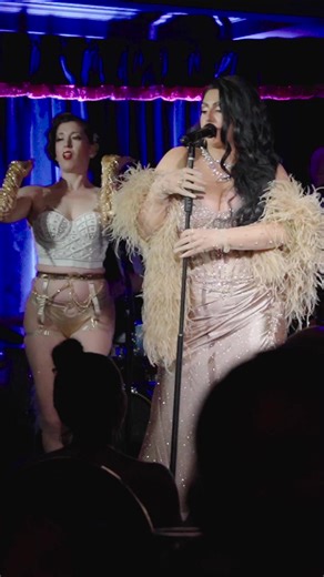 @Brenda Bass along with Miss Magnolia & Radiant Ravenette open up our Aug 2025 anniversary show with Grin and Bare it from Smash the musical #fyp #foryoupage #burlesque #marcshaiman #hollywood