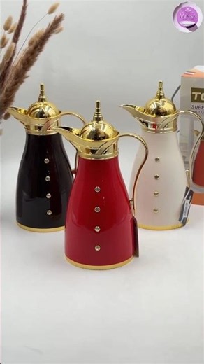 Luxury Arabic Vacuum Flask | Premium Thermos Coffee & Tea Server ☕✨#elegantkitchen #kitchen #viral