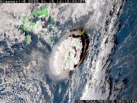 フンガ・トンガ-フンガ・ハアパイ火山の大規模噴火