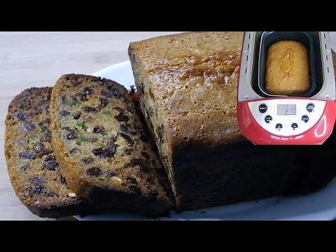 BREAD MAKER FRUIT CAKE ( Kek Buah ) PerrySmith / West Bend Bread Maker Christmas Fruit Cake