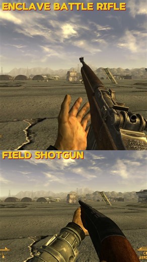 Another Millennia Weapon Showcase : enclave battle rifle and field shotgun