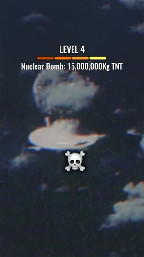 ranking explosions from firecracker to nuclear