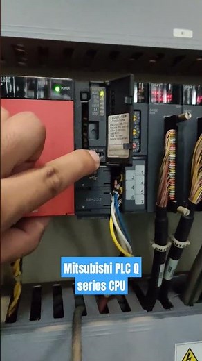 How to Reset Mitsubishi PLC Q Series CPU. #plc #automobile #animation #engineering #hmi #games