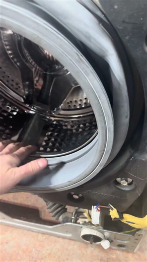 Jumper in the washing machine control unit.