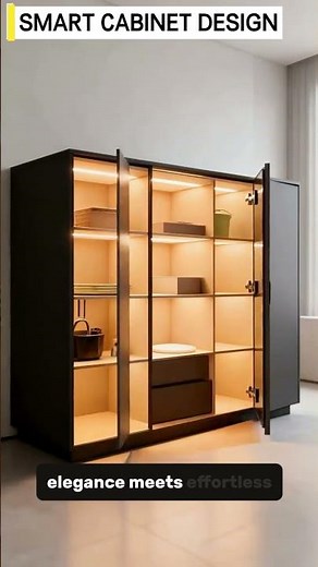 Smart Cabinet vs Regular Cabinet (You'll See Why) #design #hometech #gadgets