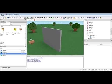 How to make a part have text in Retrostudio