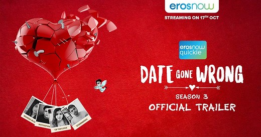 5.9K views · 38 reactions | Do you know what happens when 4 mismatched couples go on virtual dates? EXPLOSION  Watch the official trailer of #DateGoneWrong3 and get ready to witness hilarious disaster dates like no other! All episodes out on Saturday, Oct. 17, only on #ErosNow. #ErosNowQuickie #RidhimaLulla #DGW3 #DateGoneWrong #WebSeries #Dating #Entertainment #Lockdown Mayanka Pereira Sanchay Goswami ABUZS Original | Eros Now | Facebook