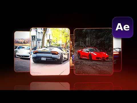 3D Carousel UI Animation in After Effects - After Effects Tutorial | No Plugins