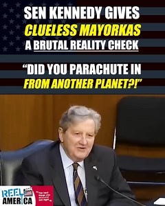 17K views · 1.3K reactions | Senator Kennedy gives CLUELESS MAYORKAS a brutal reality check in Congressional GRILLING | Brawl Breakdown | Facebook