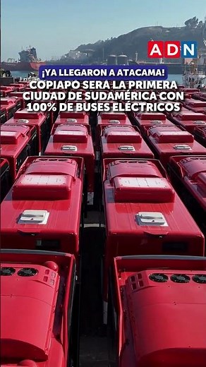 Copiapó será la primera ciudad de Sudamérica en tener el 100% de buses eléctricos