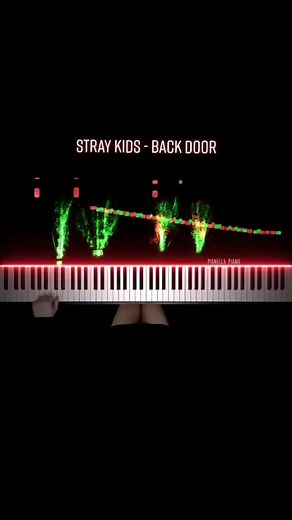 Stray Kids - Back Door ❤💚 #straykids #backdoor #straykidsbackdoor #skz #skzfelix #backdoorstraykids #backdoorchallenge #fyp #trending #pianellapiano