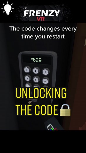 Do you like this code system? Wait until you see the ritual room 👀 #frenzyvr #vr #oculus #quest #quest2 #virtualreality #virtual #vrgame #vrgaming #gametok #vrtok #solodev #dev #indie #4u #fypage #bonelab #trending #pico