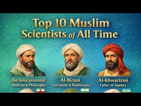 top 10 Muslim scientists of all time science🔬 👨‍🔬