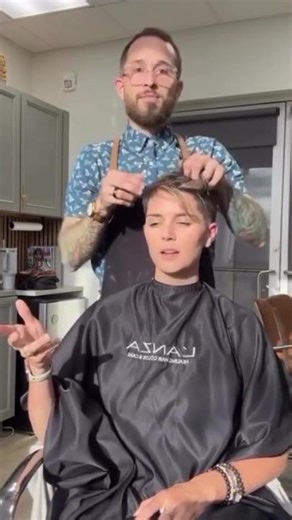 Pixie transformation 😍🥰 #shorthaircut