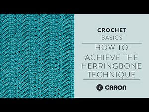Vertical Herringbone Crochet Blanket Tutorial with Marly Bird