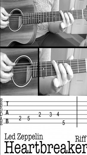 heartbreaker guitar tabs easy led zeppelin riffs guitar lesson