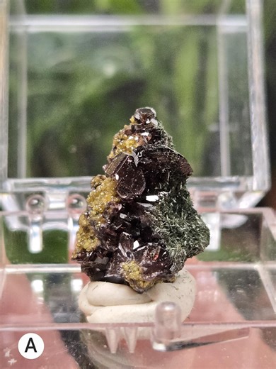Axinite With Actinolite (2 Options - You Choose!) - Perky Box - Natural Mineral Crystal Specimens - Etsy