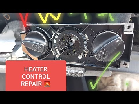 vw t4 transporter heater control repair 💚🔥✔