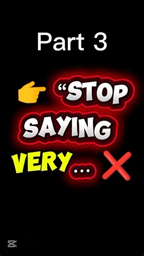 👉 Stop Saying VERY ❌ | Speak Advanced English Like This ✅ Learn English with Sana #shorts