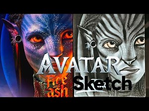 Avatar fire and ash |Avatar sketch drawing step by step |Avatar 3 movie