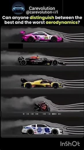 Best vs Worst Aerodynamics Tell? Can You #carphysics #engineering
