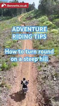 How to turn round on a steep hill | Better Riding Off-Road