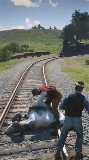 Train Accident Shocking Moment | Man Trapped on Railway Track | Real Animal Skin Incident 😱#shorts