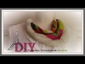 Knitting a triangular shawl [DIY] Beginners and advanced knitters
