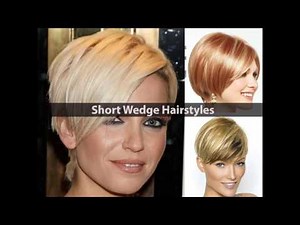 Short stacked wedge haircut